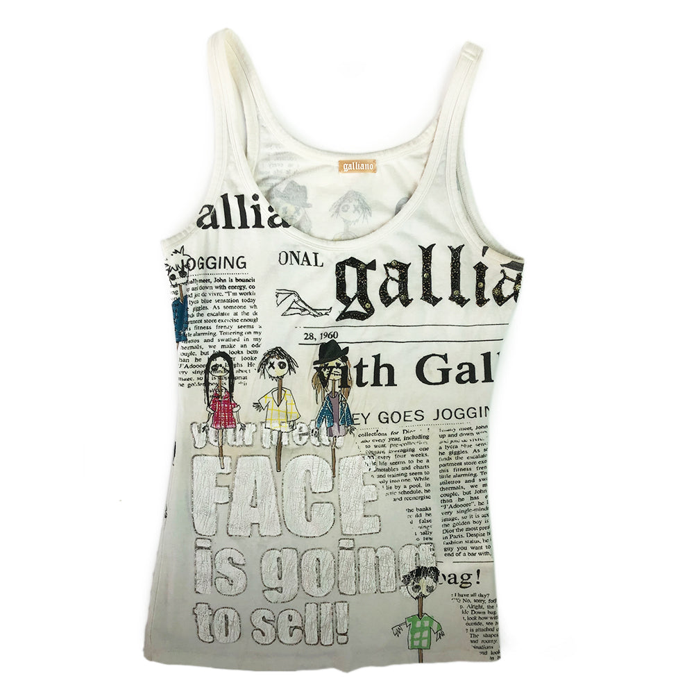 Galliano Newsprint Tank