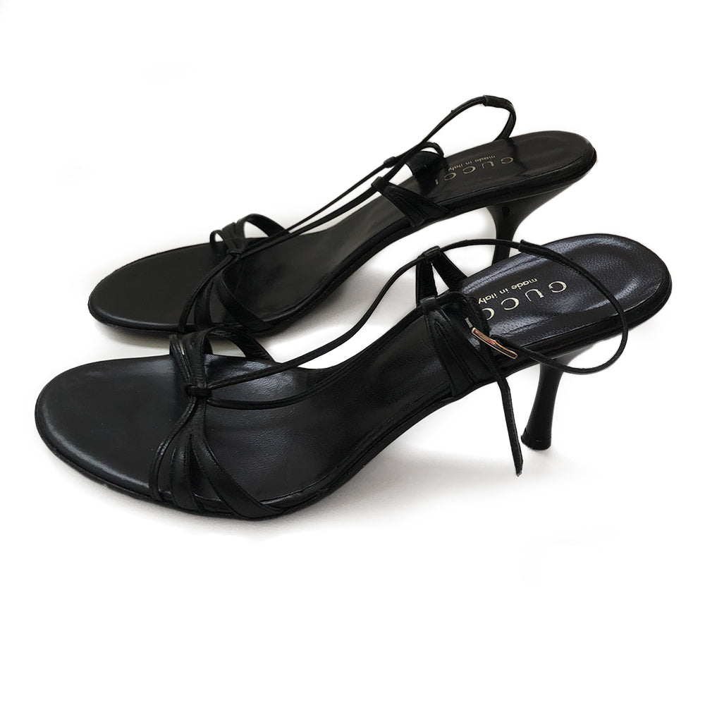 Gucci Strappy Leather Sandals - 39.5