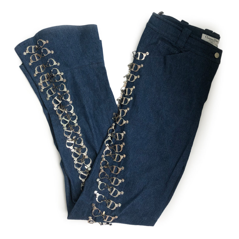 Dior CD link Chain Jeans - M