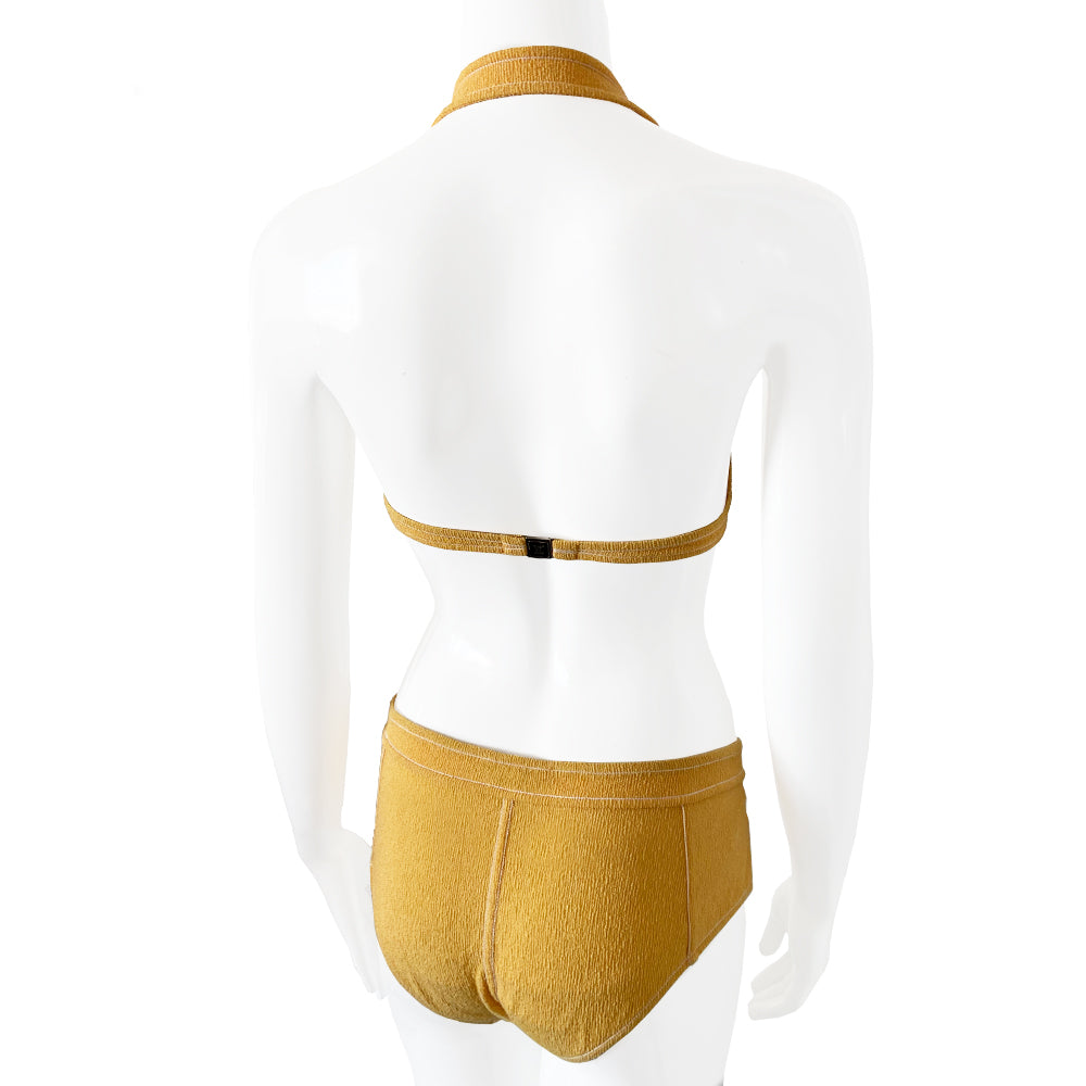 Louis Vuitton Yellow Terry Bikini - S