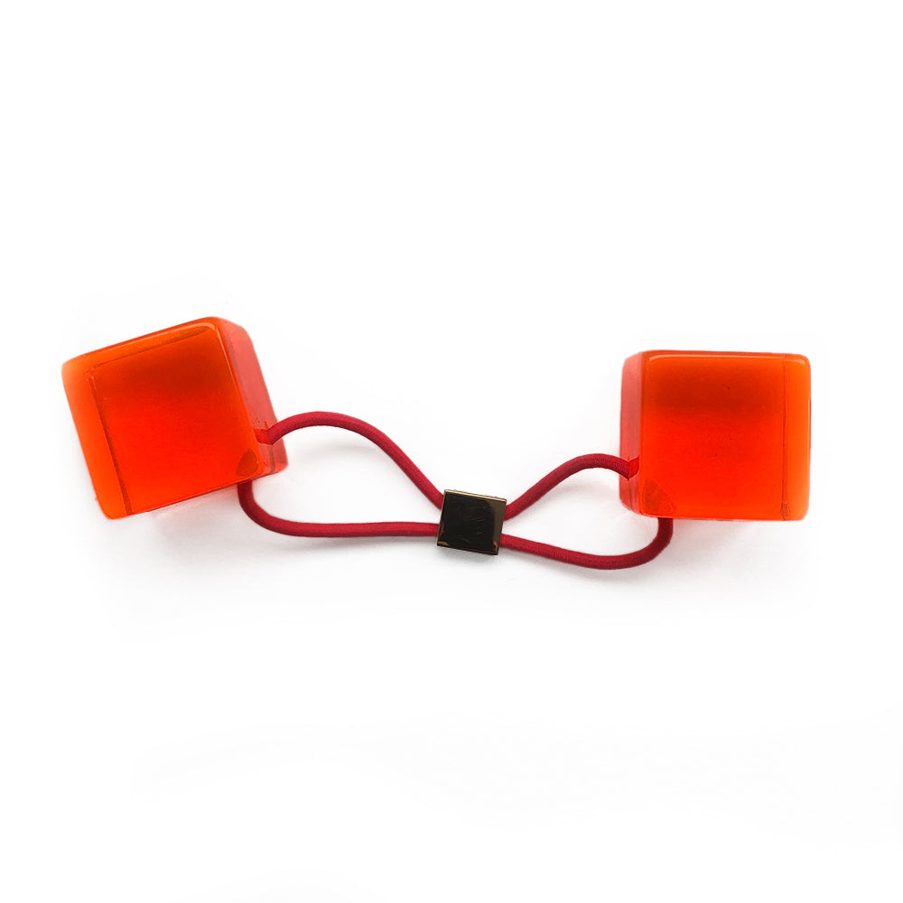 Louis Vuitton Robert Wilson Orange Lucite Hair Cubes