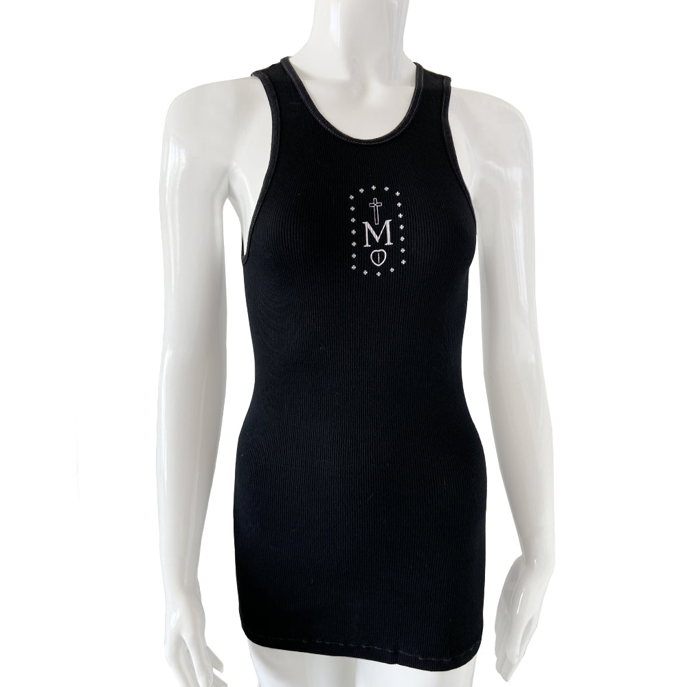 Chrome Hearts Black Mapplethorpe Rib Knit Tank - S