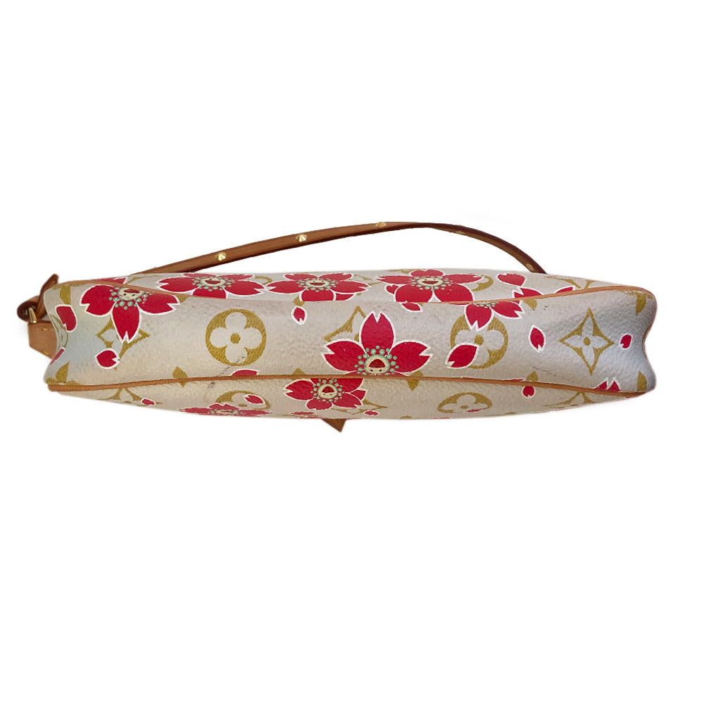 Limited Edition Louis Vuitton Murakami White Cherry Blossom Pochette