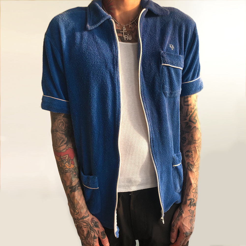 Vintage Christian Dior Zip Terry Shirt