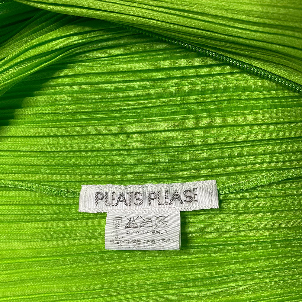 Issey Miyake 90's Pleats Please Double Zip Long Sleeve Top