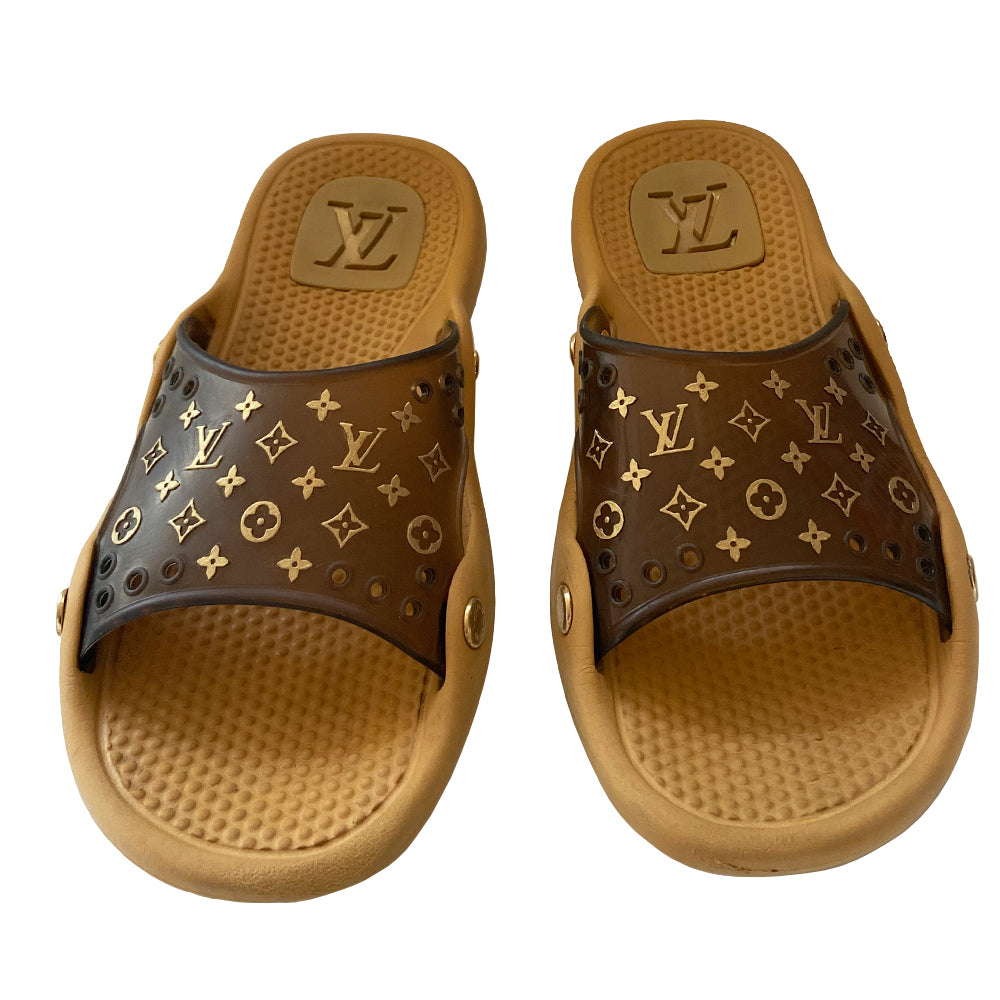Louis Vuitton Monogram Jelly Pool Slides - 37