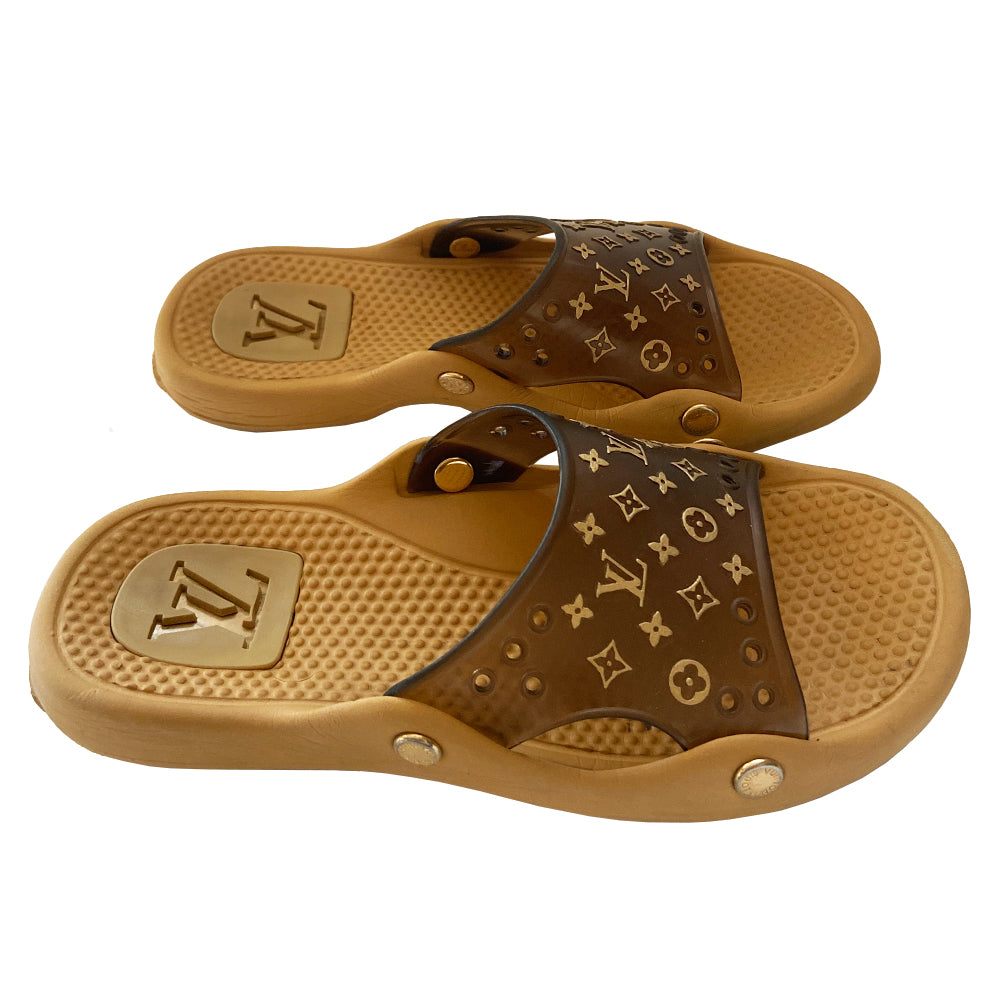Louis Vuitton Monogram Jelly Pool Slides - 37