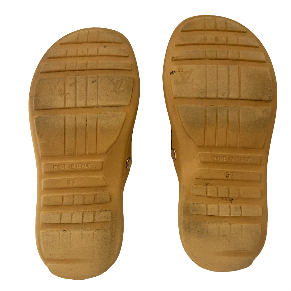 Louis Vuitton Monogram Jelly Pool Slides - 37