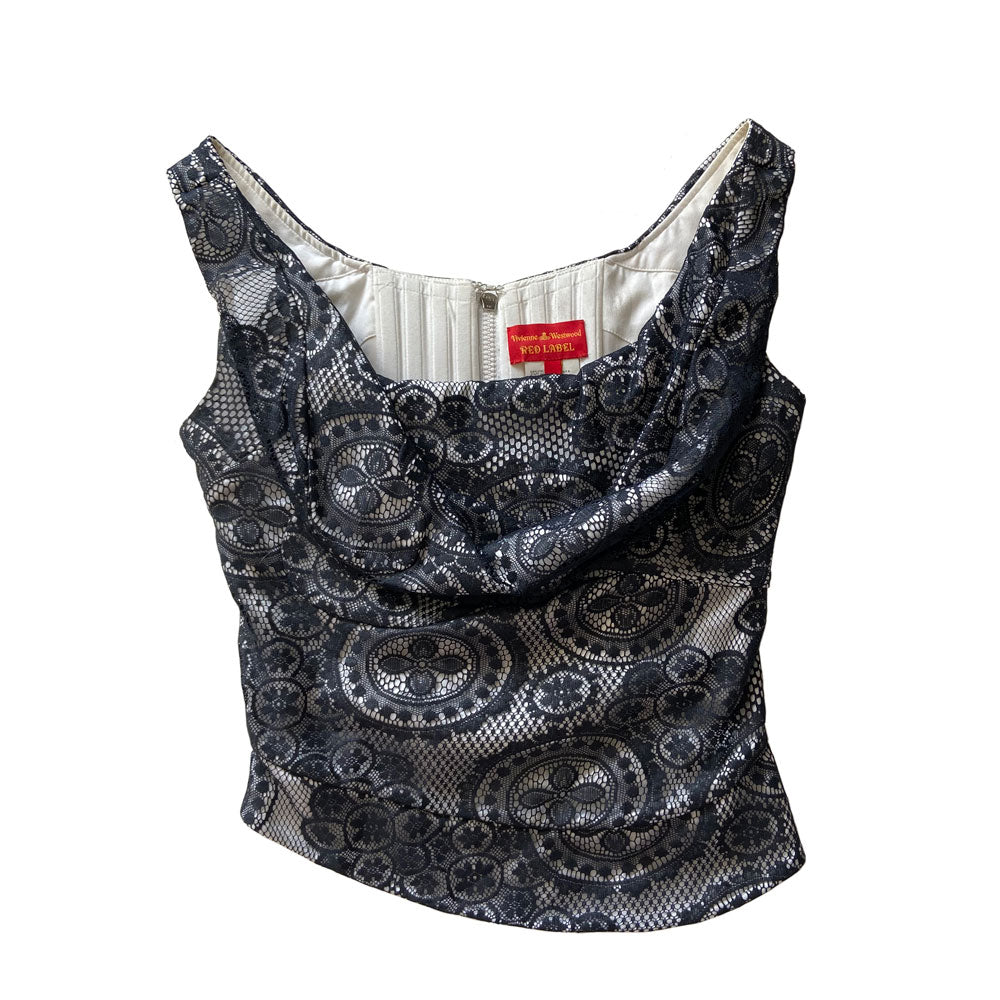 Vivienne Westwood 2012 Runway Lace Corset - S