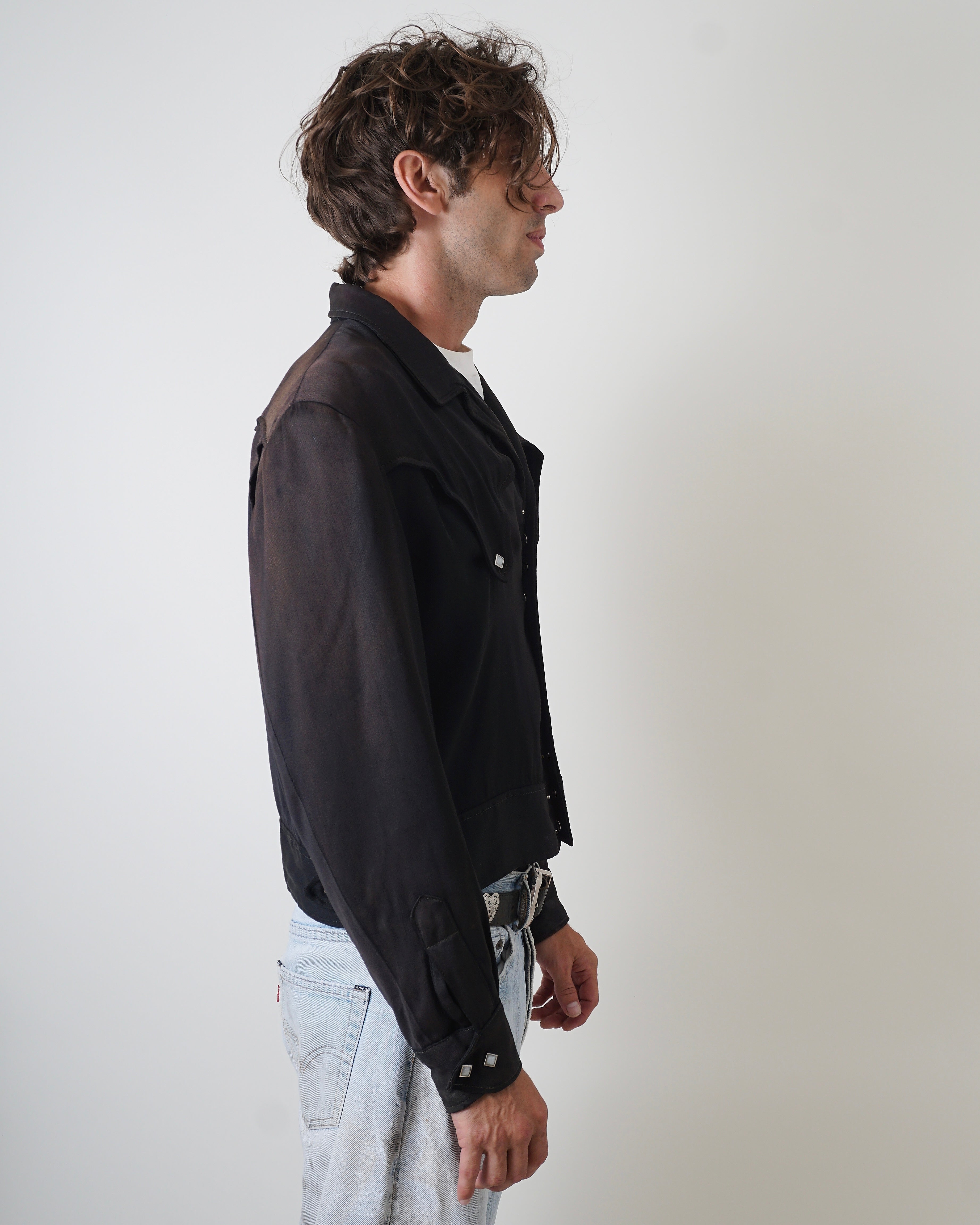 1950s H Bar C Western Gaberdine Jacket