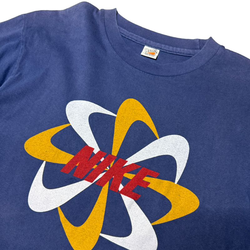 70s NIKE PINWHEEL TEE BLUE