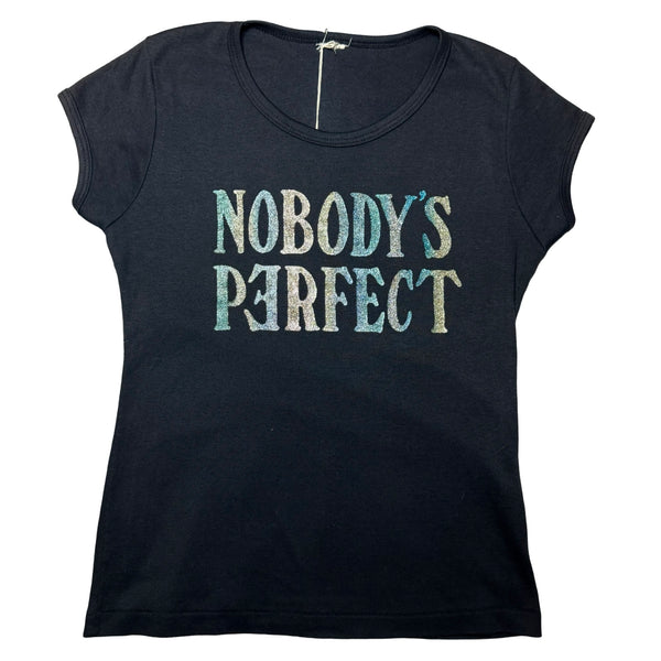 70s Nobody’s Perfect Glitter Tee