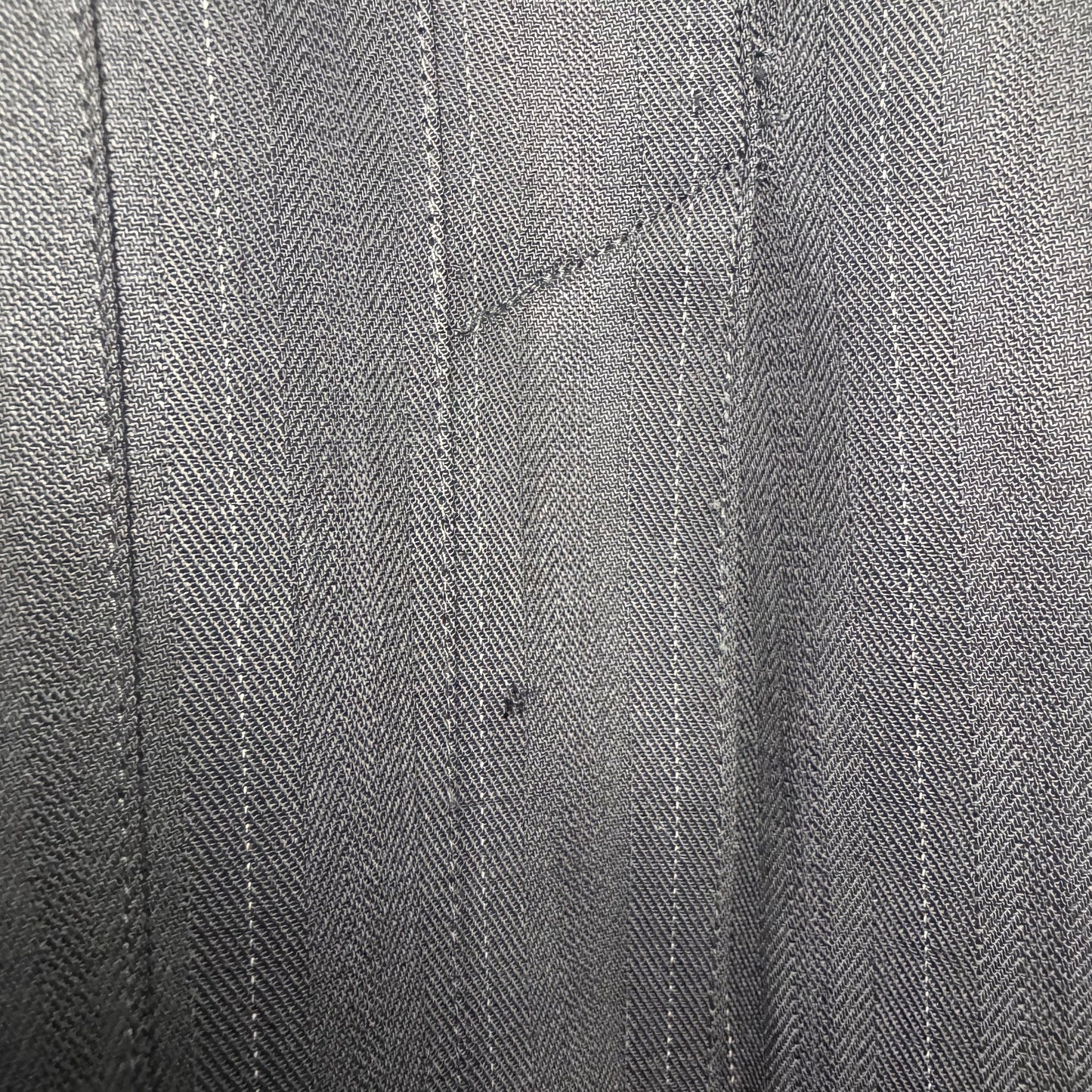 2005 CHRISTIAN DIOR GALLIANO ERA PLEATED PINSTRIPE PENCIL SKIRT