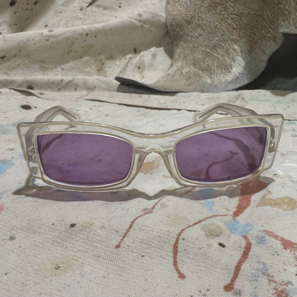 60s Rectangle Outline Sunglasses