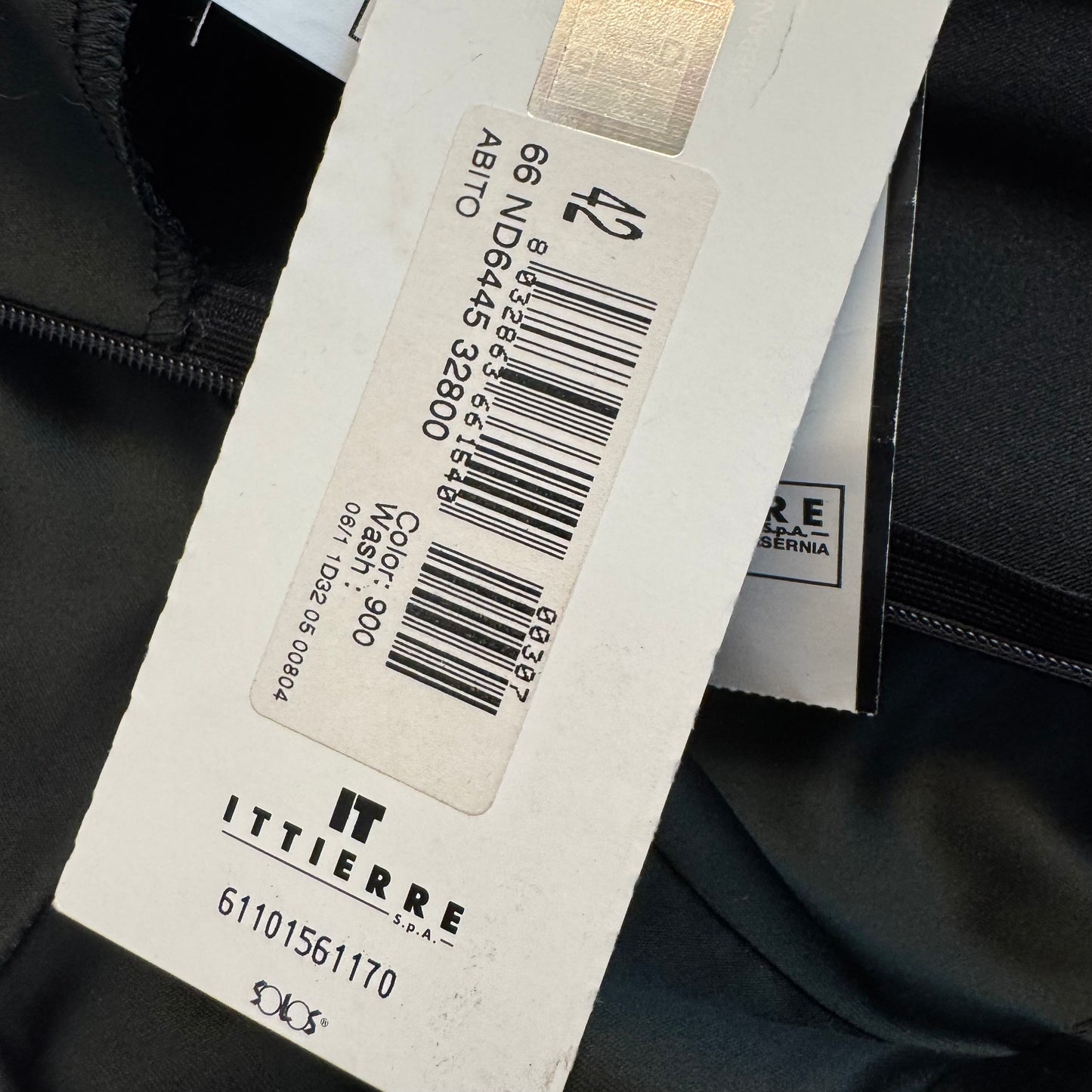 2000s DEADSTOCK D&G DOLCE & GABBANA SATIN BLACK LACE TRIM FITTED MIDI DRESS