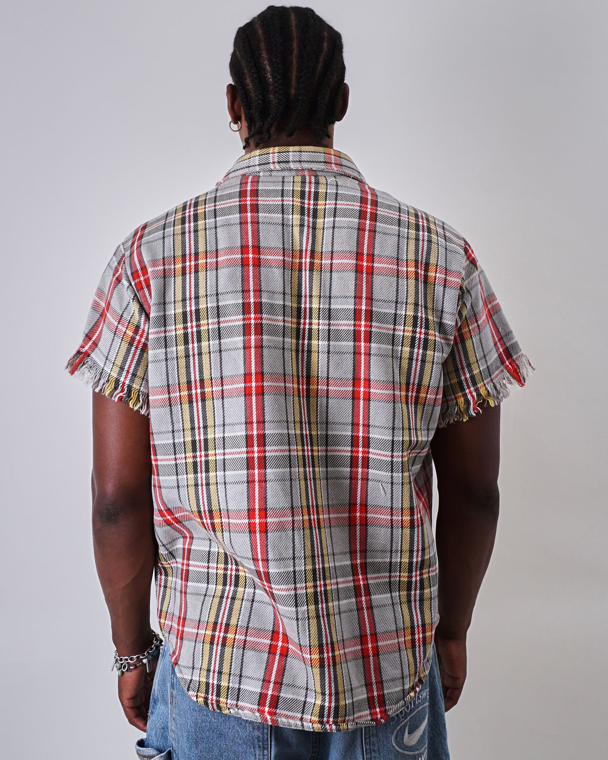 1970s Big Mac Cutoff Flannel Shirt