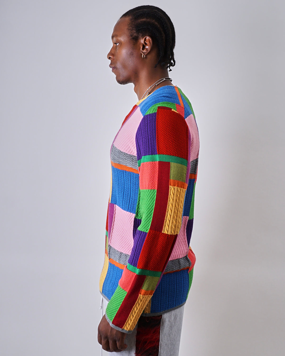 COMME DES GARÇONS Homme Plus Patchwork sweater