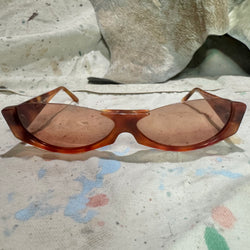 FW 1985 RUNWAY CHANTAL THOMASS ALAIN MIKLI TORTOISE SUNGLASSES