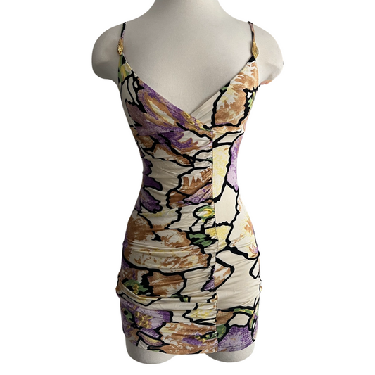 Roberto Cavalli Printed Mini Tank Dress - S