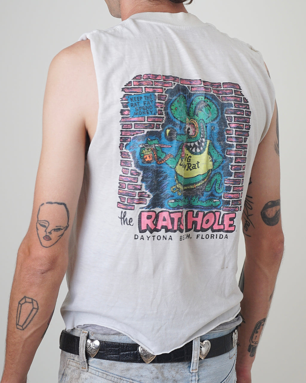 1980's Rat Fink The Rats Hole Daytona Florida Tank
