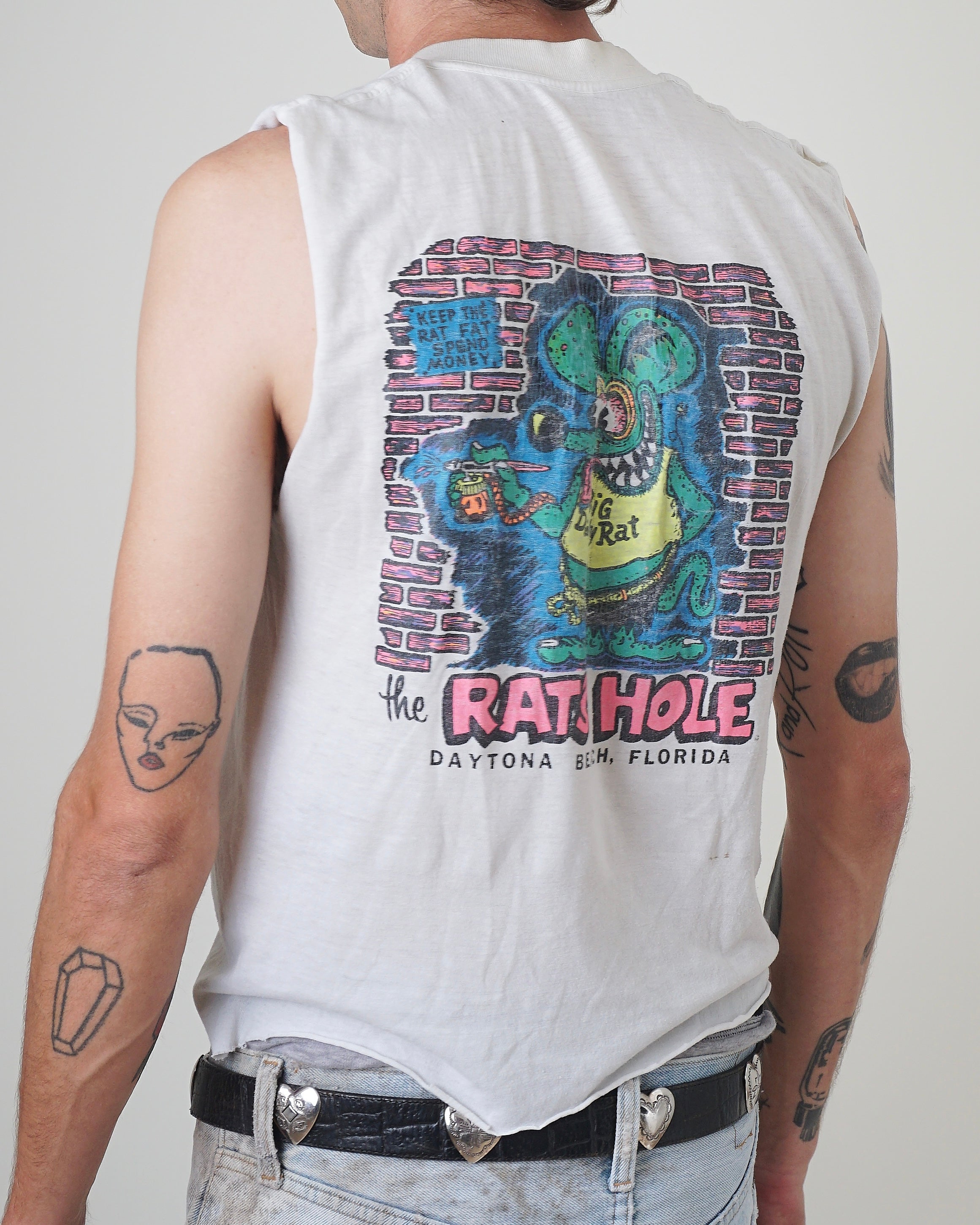 1980's Rat Fink The Rats Hole Daytona Florida Tank