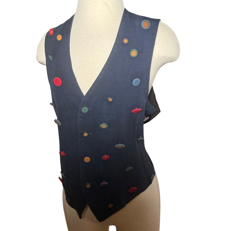 90s TODD OLDHAM BUTTON VEST