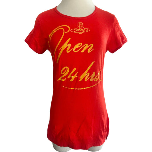 1993 FW VIVIENNE WESTWOOD OPEN 24 HOURS TEE