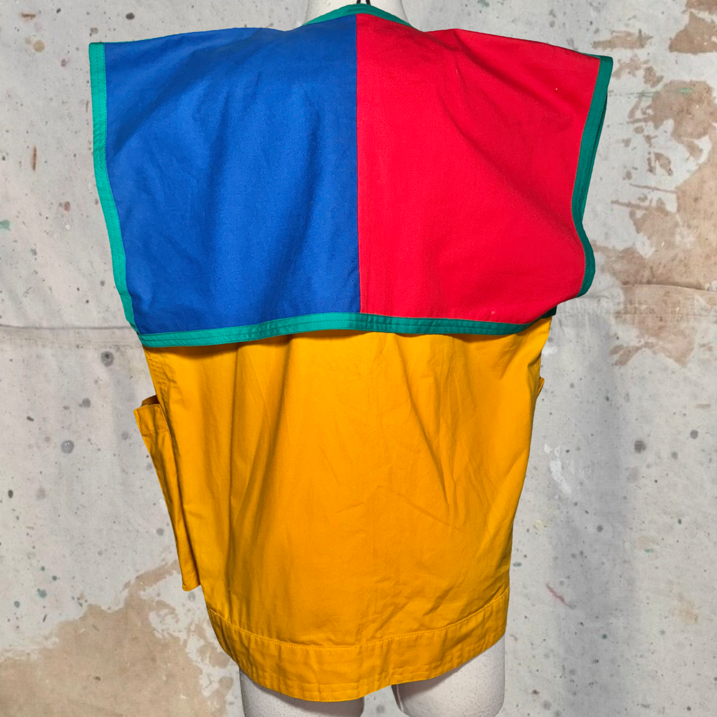 JEAN CHARLES DE CASTELBAJAC MULTICOLOR SS 1983 COLOR BLOCK VEST