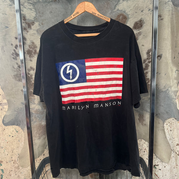 1997 Marilyn Manson American by Birth Antichrist By Choice Tee