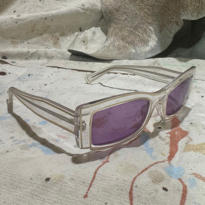 60s Rectangle Outline Sunglasses