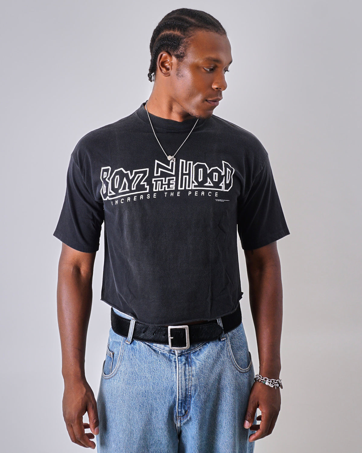Boyz N The Hood Cropped Movie promo tee shirt