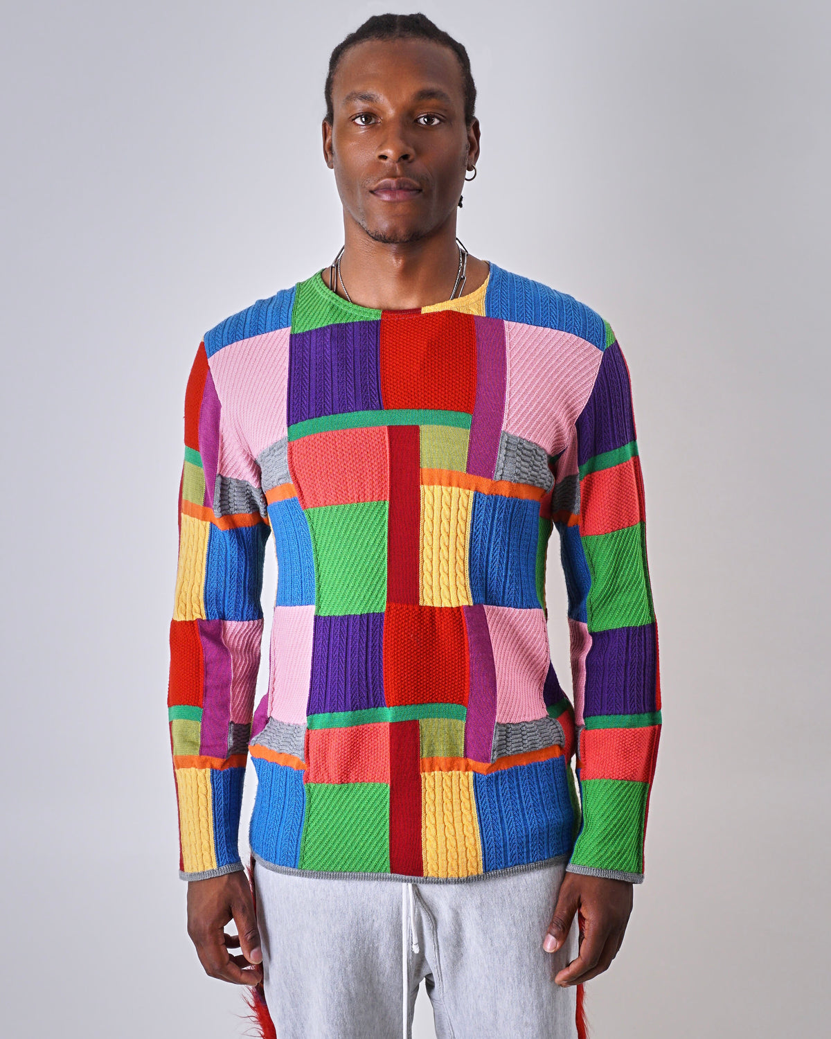 COMME DES GARÇONS Homme Plus Patchwork sweater