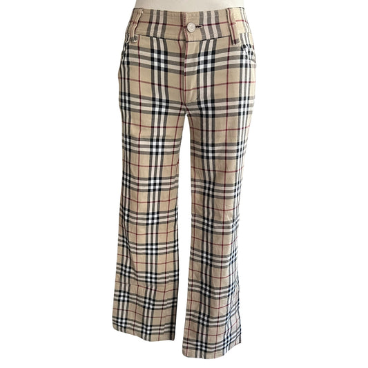 90S BURBERRY BLUE NOVACHECK PANTS