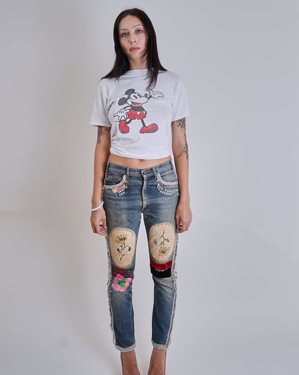 1960s Mickey Mouse paper thin vintage single stitch tee shirt