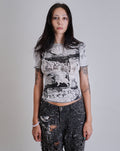 1990s The Birth of Venus Printed Top