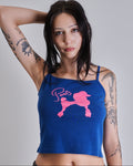 1990s Paris Pink Poodle Tank