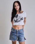 1990s Punk Mickey & Minnie Cropped Tee