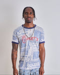 1960s Hueys All Over Print Tee Shirt