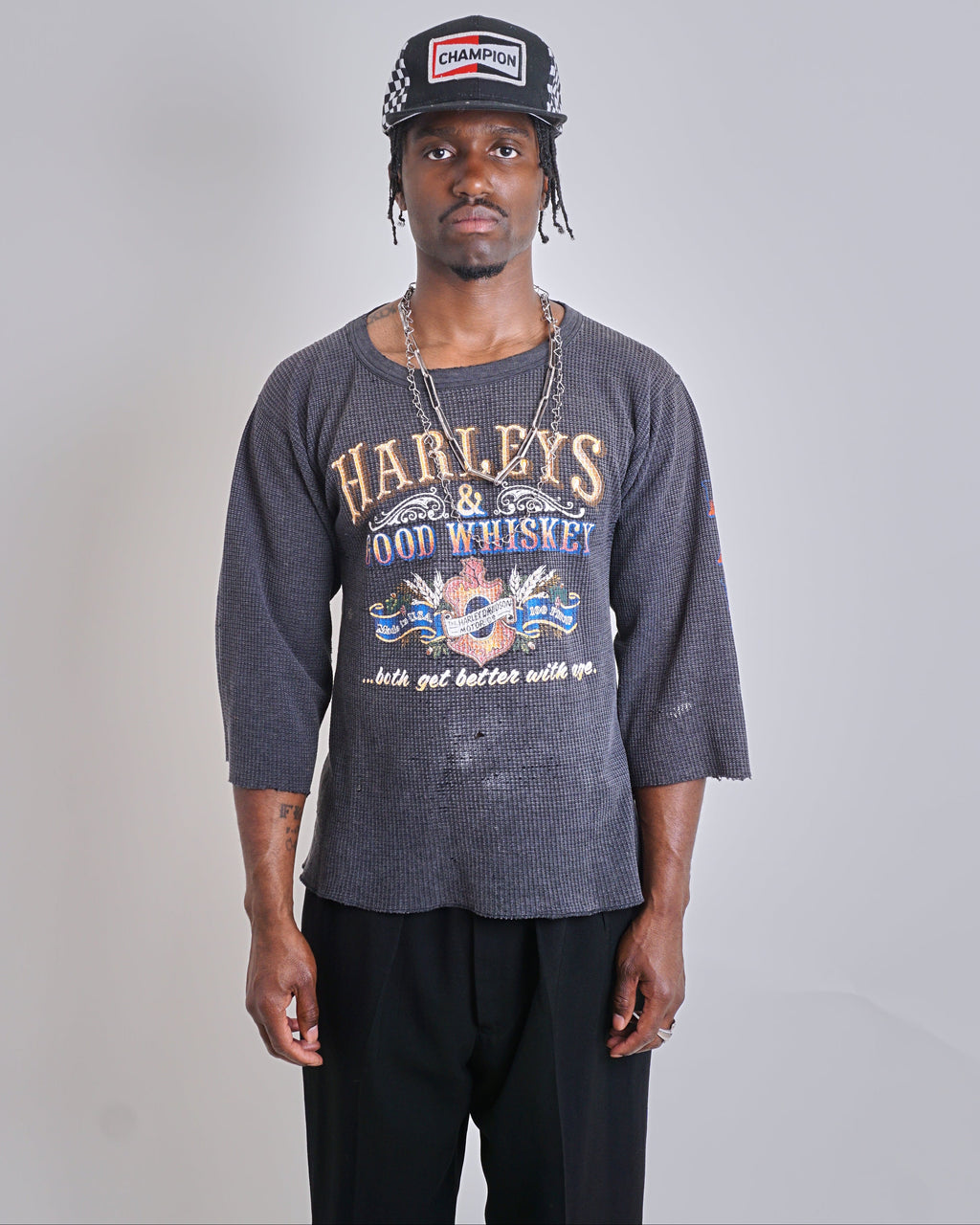 1980s Harley Davidson Good Whiskey Thermal