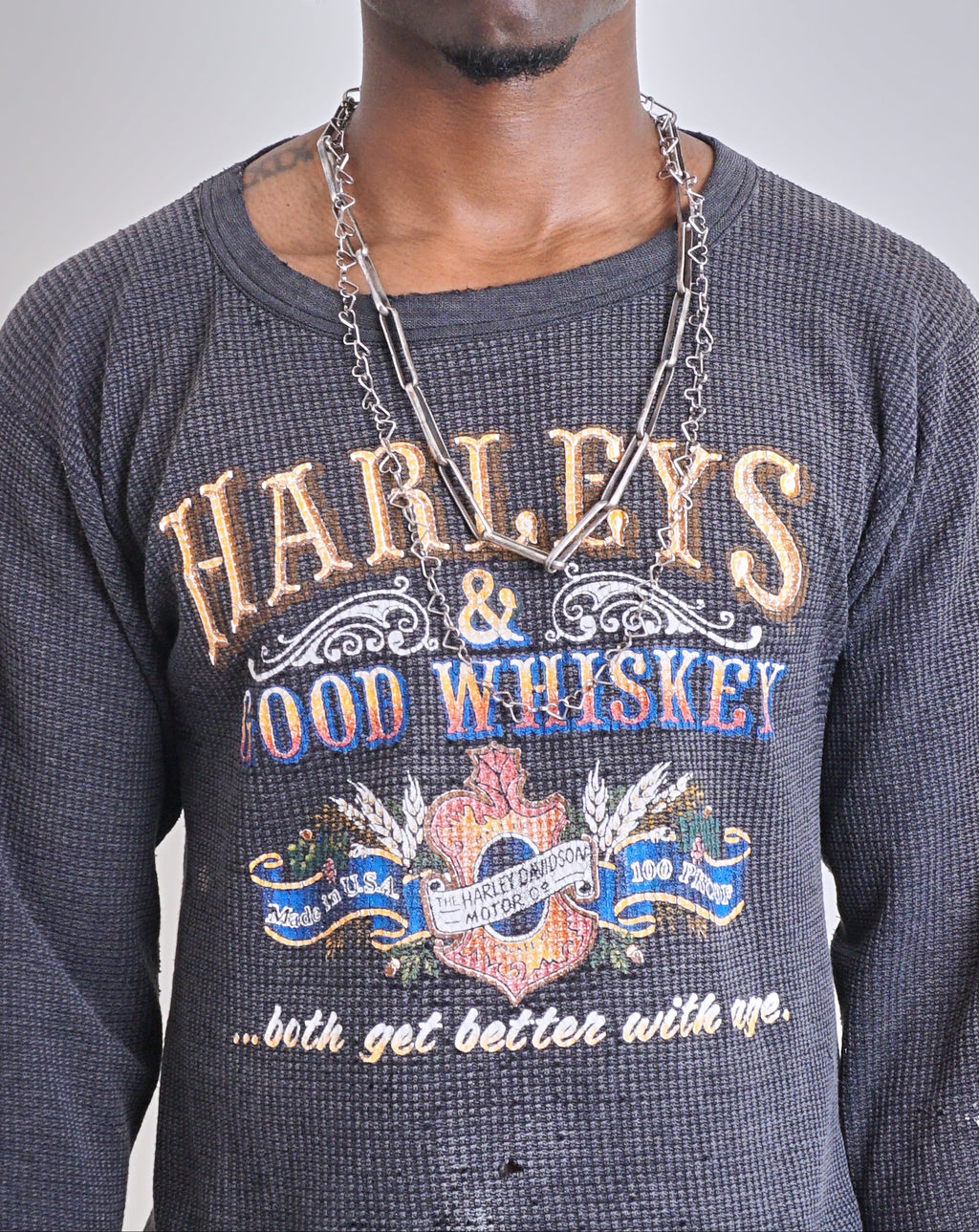 1980s Harley Davidson Good Whiskey Thermal