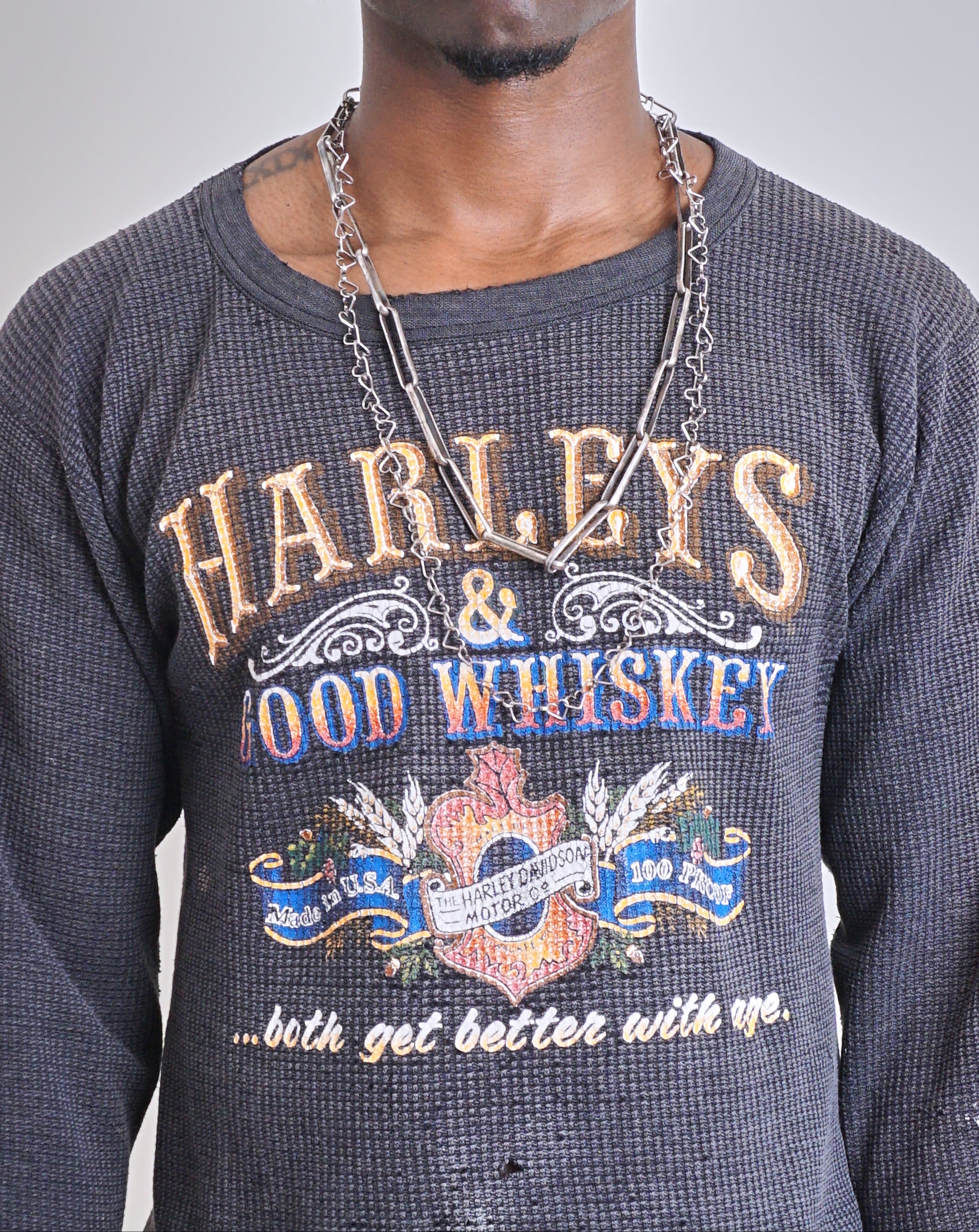 1980s Harley Davidson Good Whiskey Thermal