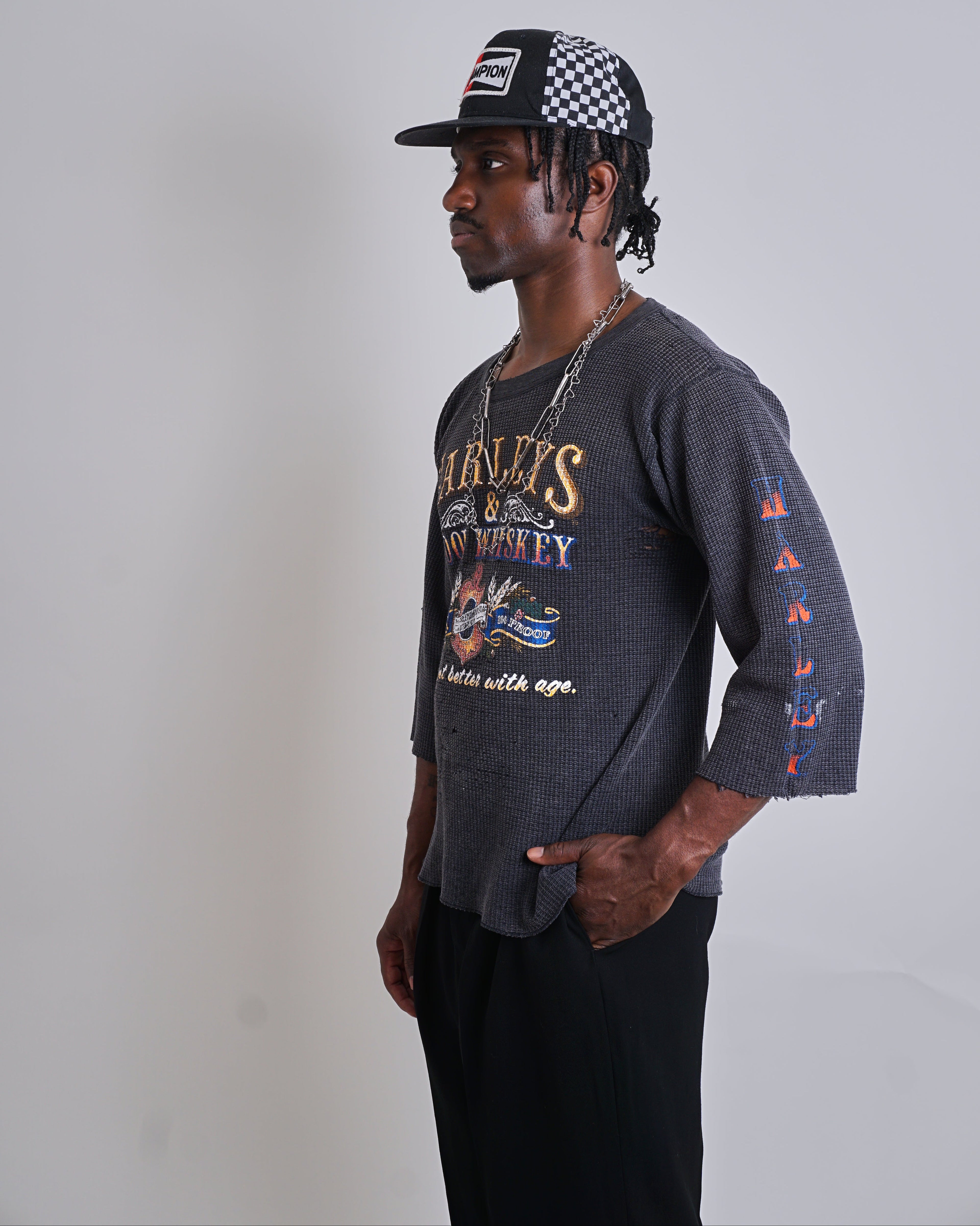 1980s Harley Davidson Good Whiskey Thermal