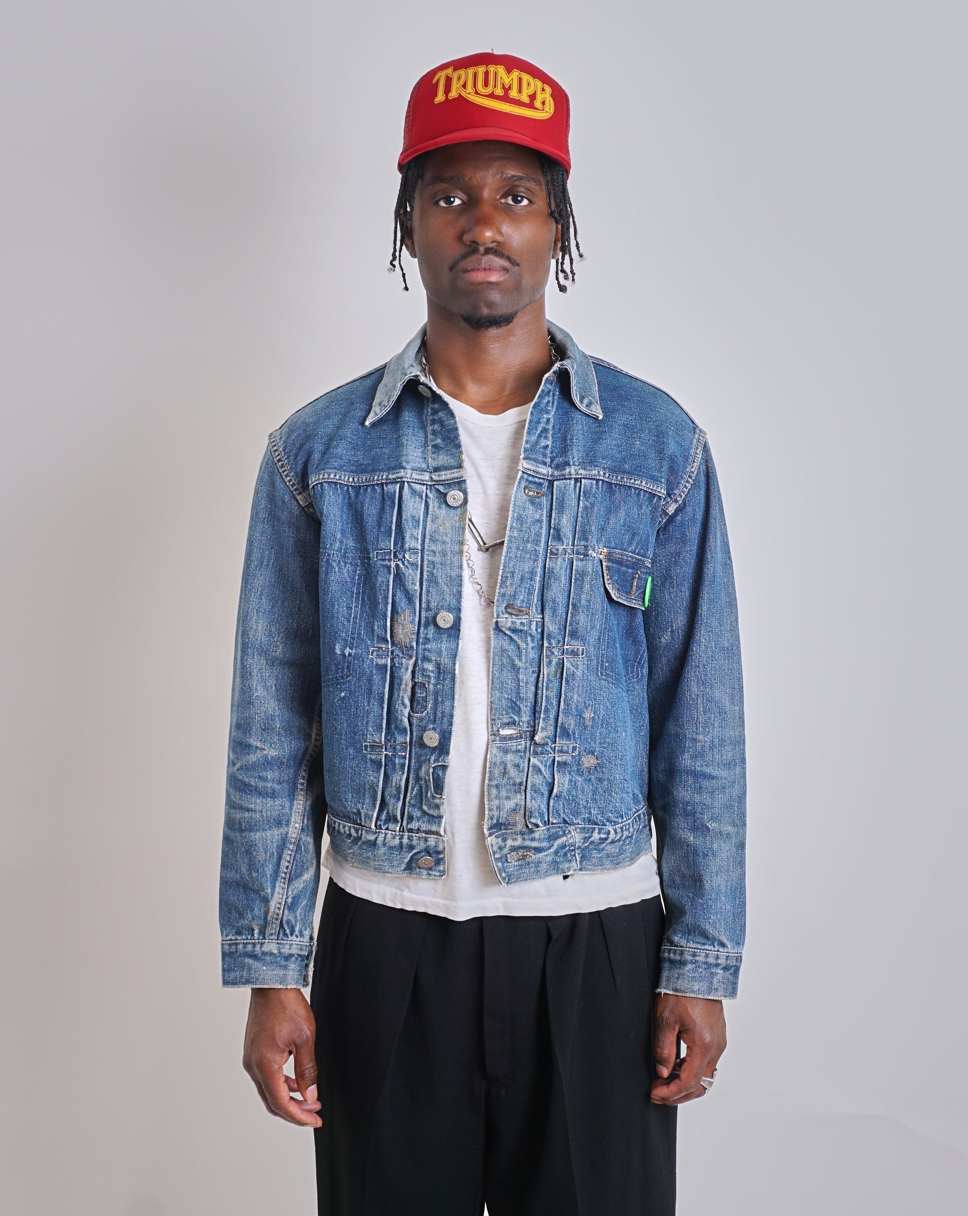 1950s Levis Bird Embroidered Type 2 Denim Jacket