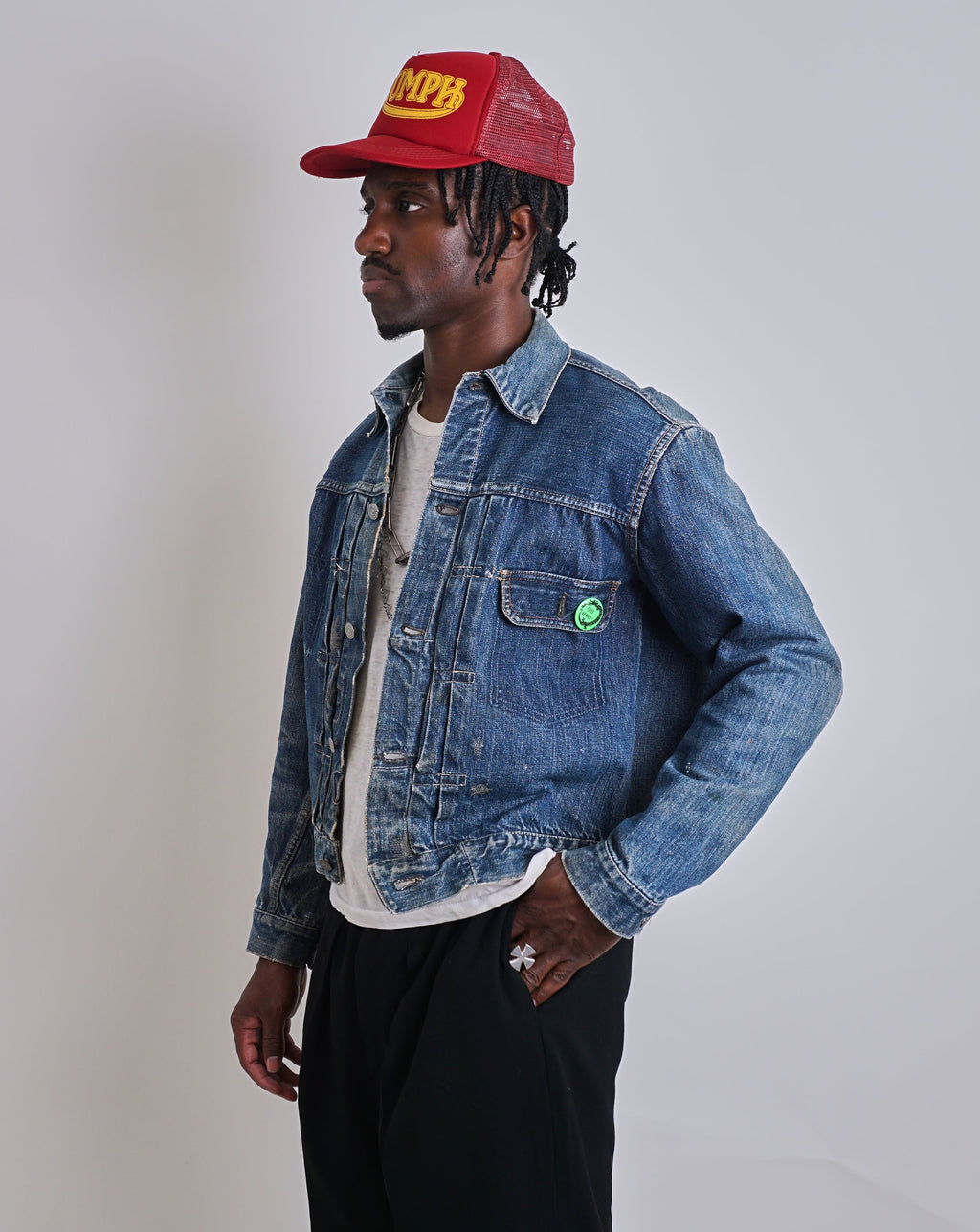 1950s Levis Bird Embroidered Type 2 Denim Jacket