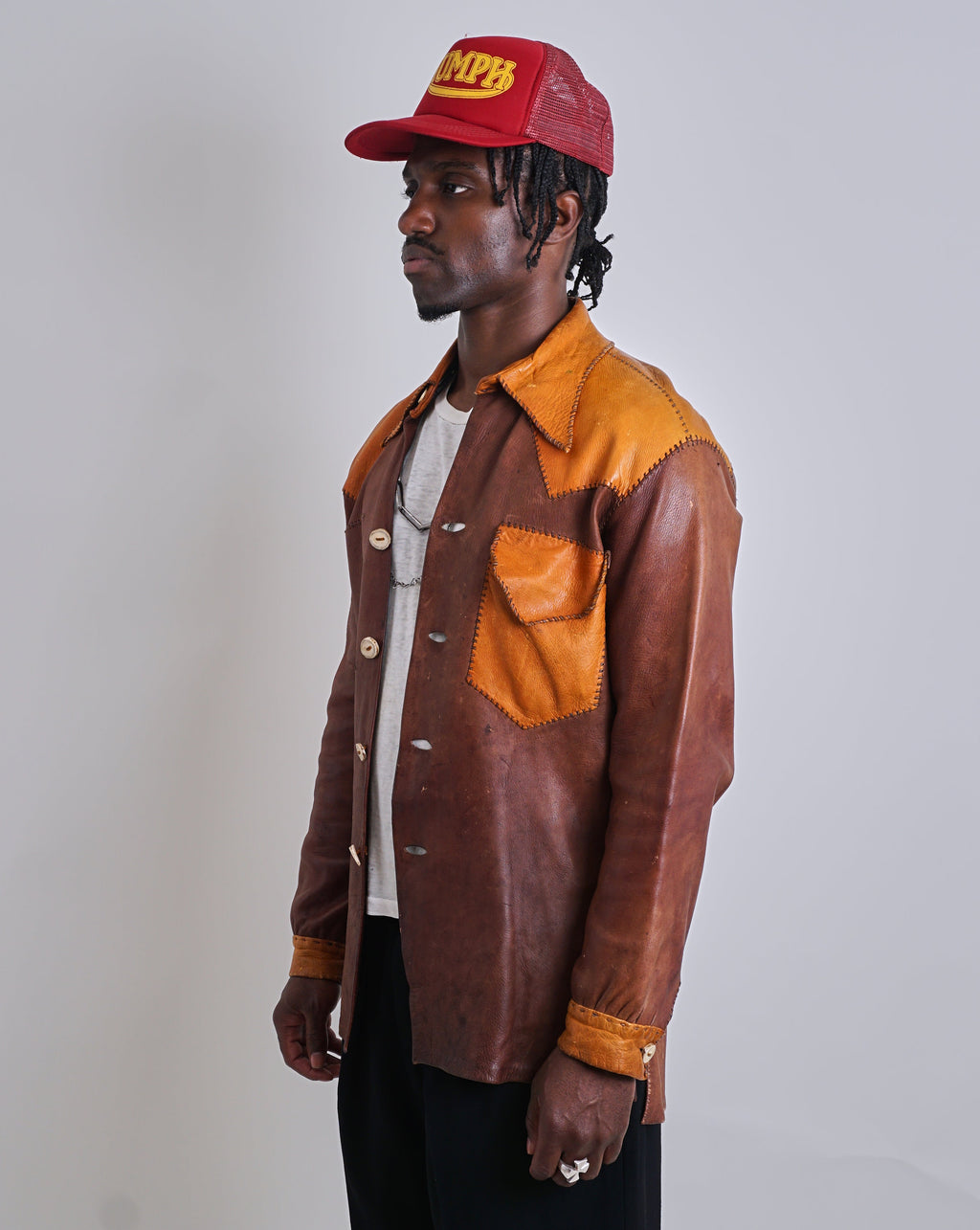 1960s Whipstitch Two Tone Woodstock Jacket