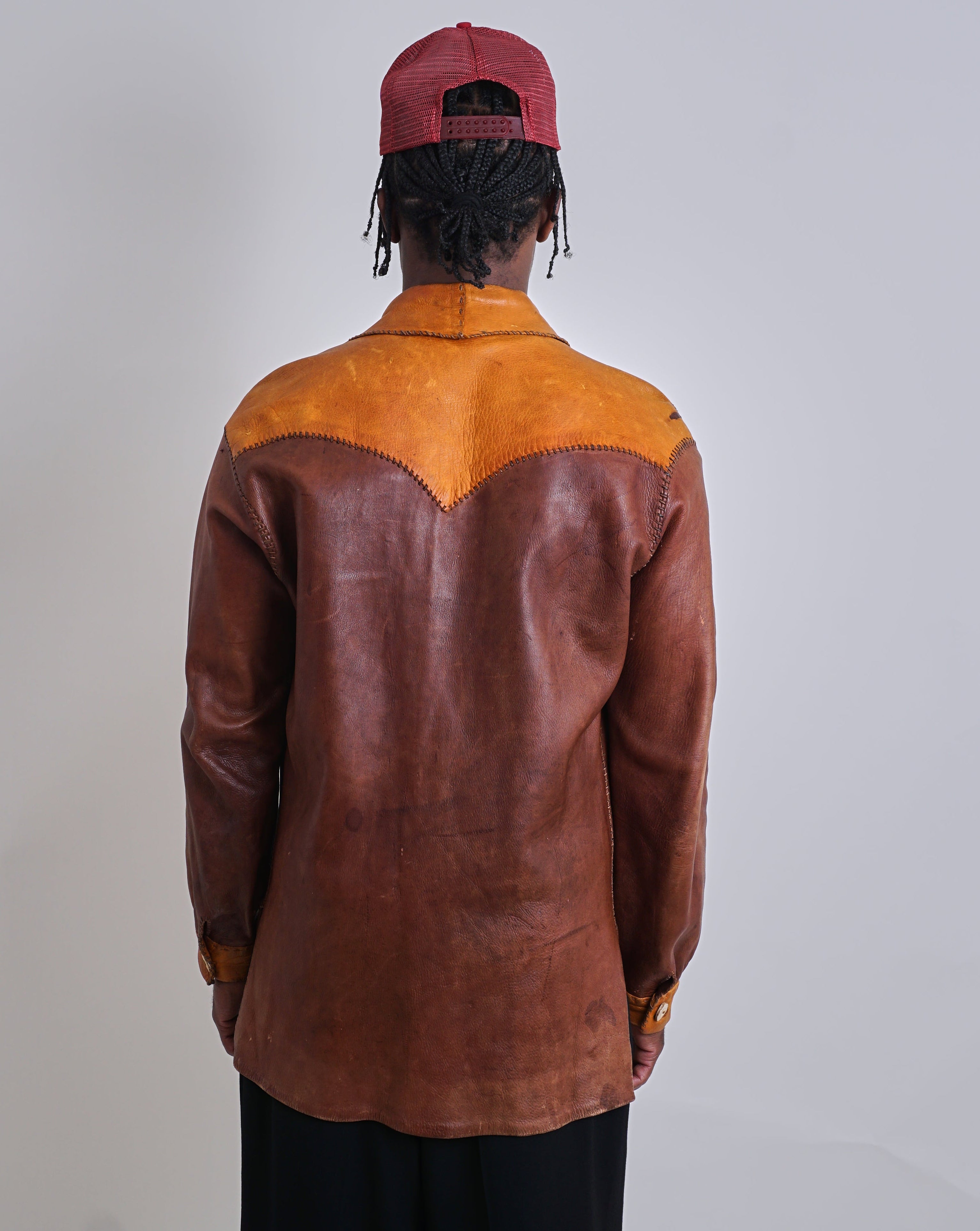 1960s Whipstitch Two Tone Woodstock Jacket