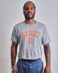 1970s Gray Gators Cropped Tee Shirt