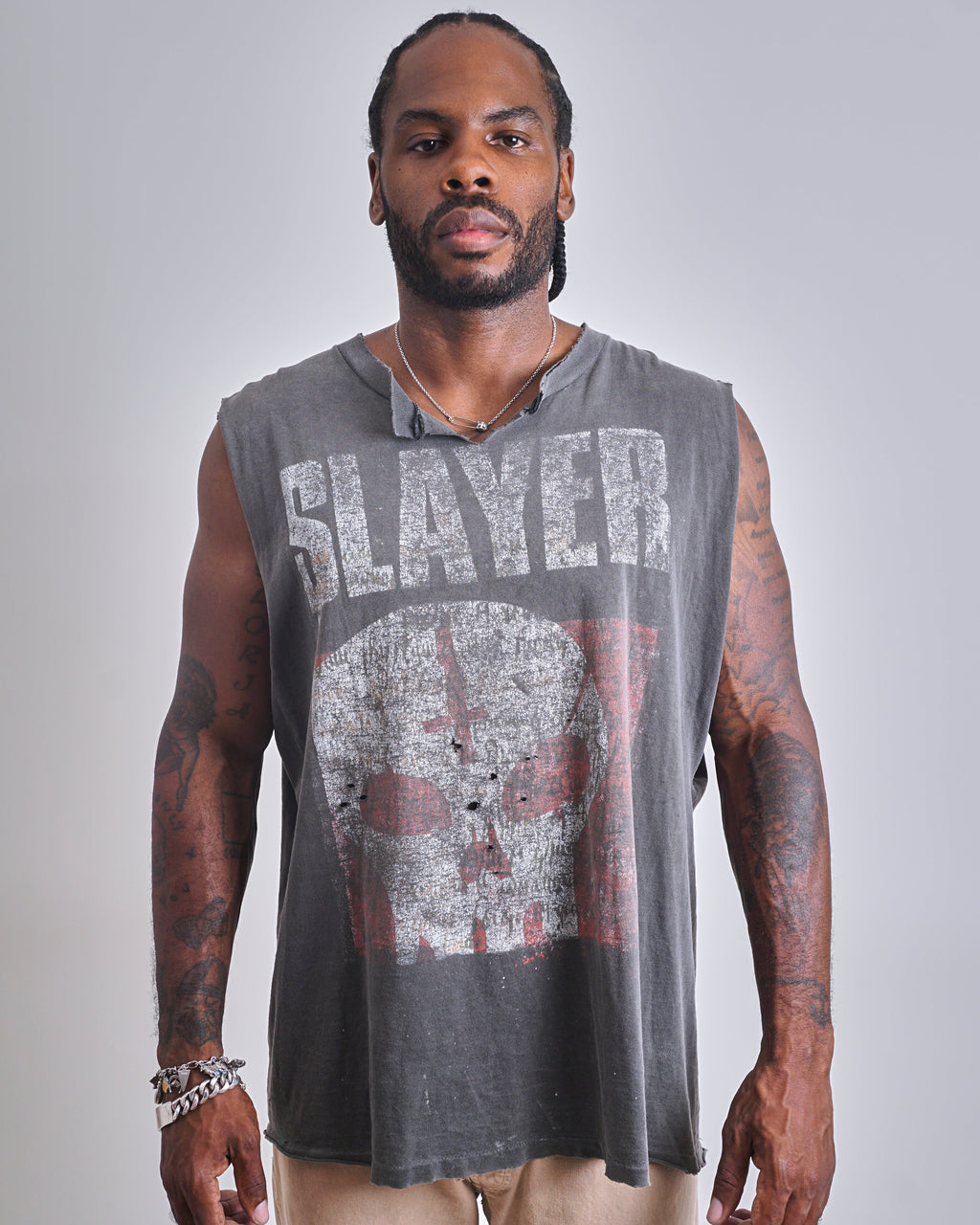 1990s Slayer Skull Cutoff Tank