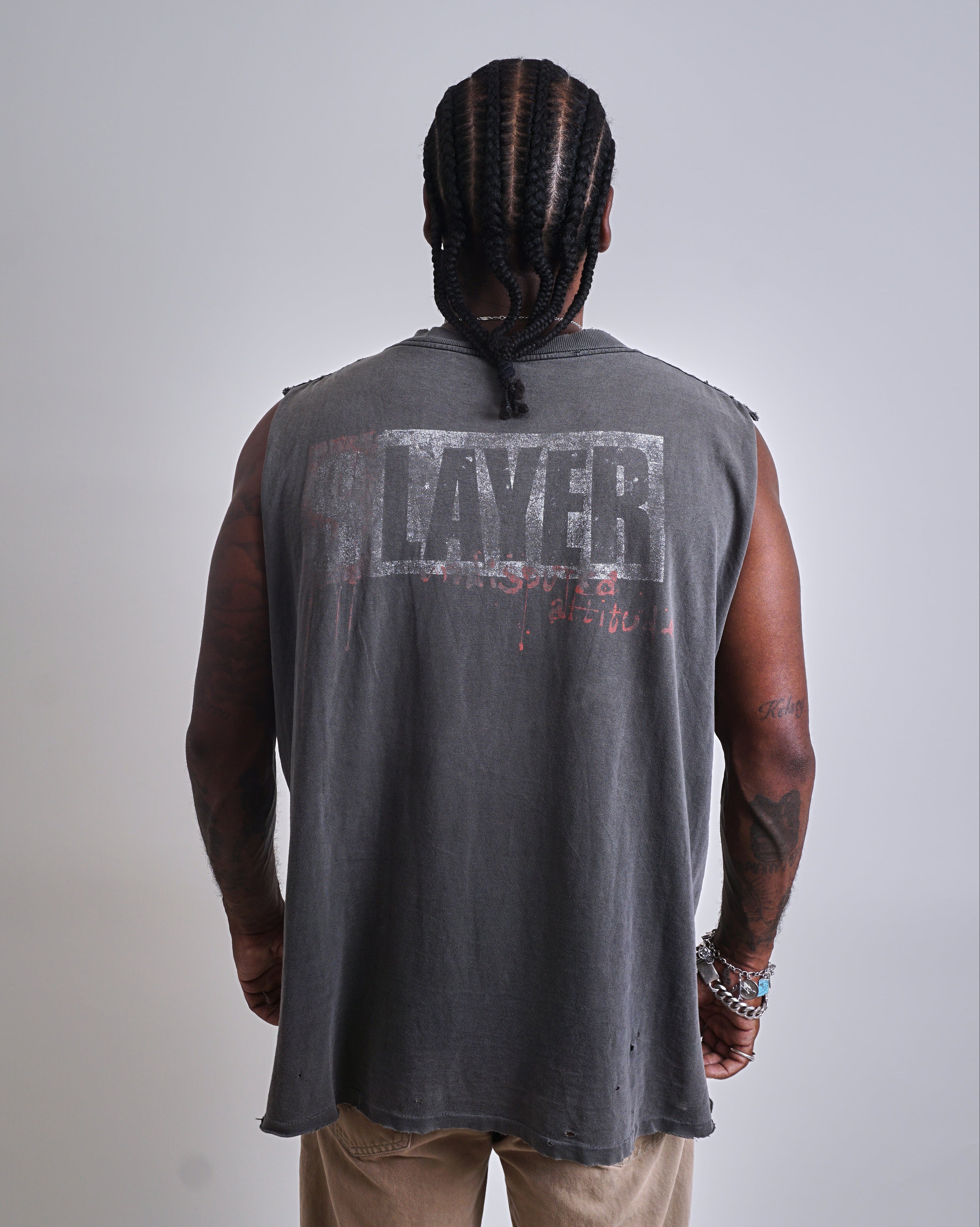 1990s Slayer Skull Cutoff Tank