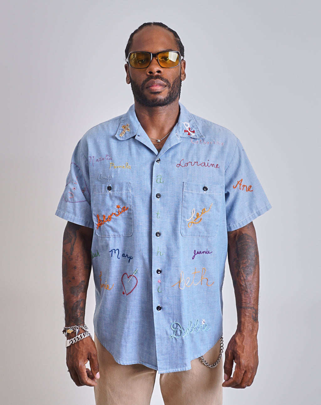 70's Souvenir Chambray Button up shirt
